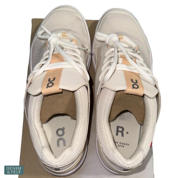 NEW On Running THE ROGER Spin Dew Savannah Tennis Inspired Sneakers Women 10 - Picture 9 of 16